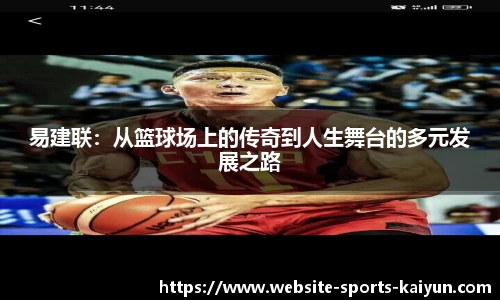 易建联：从篮球场上的传奇到人生舞台的多元发展之路